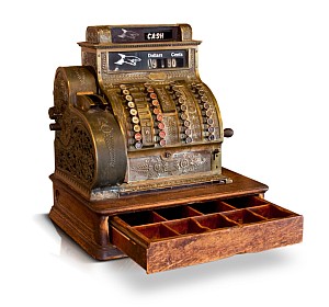 registratore di cassa antico